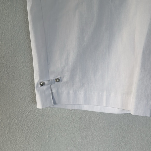 Coral Bay white Easy Care elastic comfort waist Bermuda style shorts size 16 - Picture 4 of 14